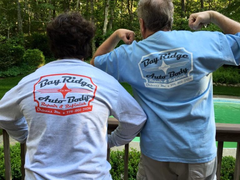 Bay Ridge Auto Body Logo Design and Screen Printing Spark Creative Works